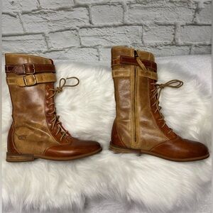 Timberland Tan and Brown Leather Kids Boots